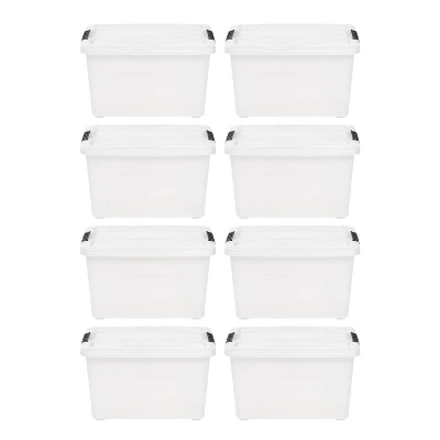 IRIS 8pk Stack And Pull Storage Box Natural 7 IRIS 8pk Stack And Pull Storage Box Natural - Image 7