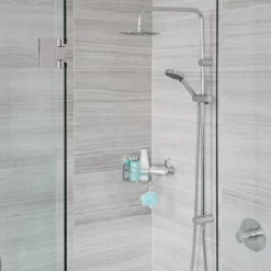 Stick N Lock Plus Kroma Combo Shower Basket Chrome - Better Living Products -IRIS Storage Deals Store GUEST 3d96252b 9df8 4ff6 a396 2408d48b7e6b