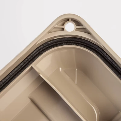 IRIS 82qt Store-It-All Container With Buckles Black/Red 6 IRIS 82qt Store-It-All Container With Buckles Black/Red - Image 6