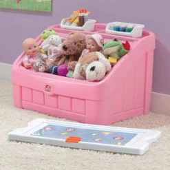 Step2 2-in-1 Toy Box - Pink -IRIS Storage Deals Store GUEST 3f913d19 9dbd 4a04 b3df 0b87fe69aed4
