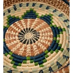 Wind & Weather Handmade Guatemalan Chumil Star-Pattern Pine Needle, Grass And Raffia Basket -IRIS Storage Deals Store GUEST 404be72e b5cf 4999 82f6 420ced19474a