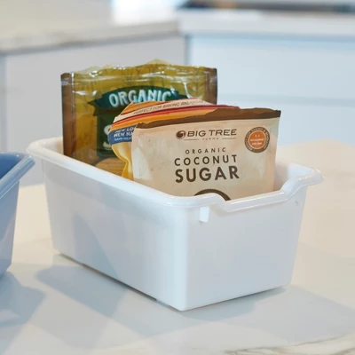 Educator Direct Scoop Front Multipurpose Storage Bins, Cubby Compatible, 5-Piece 11 Educator Direct Scoop Front Multipurpose Storage Bins, Cubby Compatible, 5-Piece - Image 11