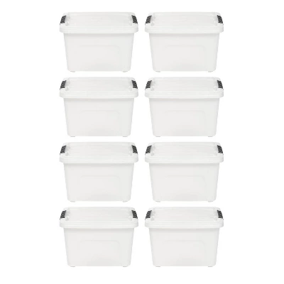 IRIS 8pk Stack And Pull Storage Box Natural 6 IRIS 8pk Stack And Pull Storage Box Natural - Image 6