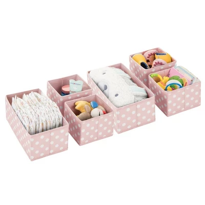 MDesign Kids Fabric Dresser Drawer And Closet Storage Organizer, Set Of 6 9 MDesign Kids Fabric Dresser Drawer And Closet Storage Organizer, Set Of 6 - Image 9