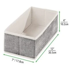 MDesign Soft Fabric Dresser Drawer And Closet Storage Organizer, 4 Pack 13 MDesign Soft Fabric Dresser Drawer And Closet Storage Organizer, 4 Pack -IRIS Storage Deals Store GUEST 41f7f75b 4d52 4b63 bcc7 0a46325001bc