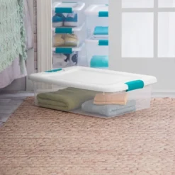 Sterilite 6 Sets Of 32-Quart & 12 Sets Of 15-Quart Heavy-Duty Stackable Clear Latch Lid Storage Container Tote For Home Organization -IRIS Storage Deals Store GUEST 421be174 8ae2 4a61 8097 7e2c0e24f831