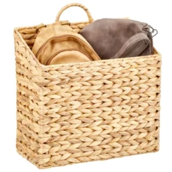 MDesign Woven Water Hyacinth Hanging Wall Storage Basket -IRIS Storage Deals Store GUEST 4333bd4a 2bd1 477e ae04 06efe6150f17