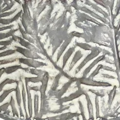 Set Of 2 Rustic Whitewashed Pattern Galvanized Metal Decorative Storage Baskets With Faux Leather Handles - Foreside Home And Garden -IRIS Storage Deals Store GUEST 4363cec0 f4c1 44bf af7e 84e004b9b5dc