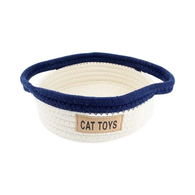 Midlee Cat Toy Rope Cotton Basket 1 Midlee Cat Toy Rope Cotton Basket