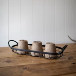 Oblong Black Metal Basket - Foreside Home & Garden -IRIS Storage Deals Store GUEST 442f98fe 320c 46f4 920a 076064345e13