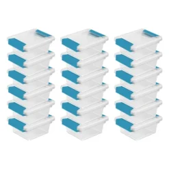 Sterilite Plastic Miniature Clip Storage Box Container With Latching Lid For Home, Office, Workspace, And Utility Space Organization -IRIS Storage Deals Store GUEST 446785d2 1077 45f2 819e 7ac23dfeaafd