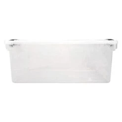 Homz 64 Quart Multipurpose Stackable Storage Container Tote Bins With Secure Latching Lids For Home And Office Organization, Clear (8 Pack) -IRIS Storage Deals Store GUEST 4508e529 0ad8 484b a513 8e35557b6a95