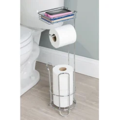 Classico Roll Stand Plus With Shelf Chrome - IDESIGN 5 Classico Roll Stand Plus With Shelf Chrome - IDESIGN -IRIS Storage Deals Store GUEST 45601761 f453 4bc0 92ac 93475818b673