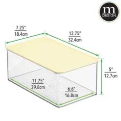 MDesign Plastic Stackable Toy Storage Bin Box With Lid, 5" High, 2 Pack -IRIS Storage Deals Store GUEST 4568707b fab6 4d66 aed7 be7dad9f0577