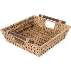 American Atelier Water Hyacinth Wicker Basket With Handles Square Woven Wicker Storage Baskets, Built-in Carry Handles Laundry Storage Or Pantry Bin 15 American Atelier Water Hyacinth Wicker Basket With Handles Square Woven Wicker Storage Baskets, Built-in Carry Handles Laundry Storage Or Pantry Bin -IRIS Storage Deals Store GUEST 4682fbd5 6161 46b7 a5d9 d698917e62ab