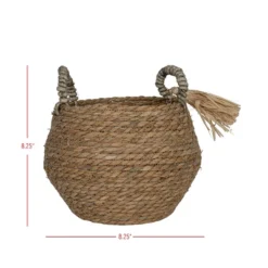 Mini Basket Brown Woven Seagrass & Corn Husk By Foreside Home & Garden -IRIS Storage Deals Store GUEST 48511818 f5d4 414d a5cf 38c60fc83705