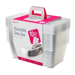 Life Story 5.7 L Clear Shoe & Closet Storage Box Stacking Container -IRIS Storage Deals Store GUEST 49378071 a4ba 473b a0bd 92671fa95a2a