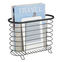 MDesign Metal Farmhouse Standing Bathroom Rack Magazine Holder 14 MDesign Metal Farmhouse Standing Bathroom Rack Magazine Holder -IRIS Storage Deals Store GUEST 493c9c03 4c9a 41a0 91e6 abe55cf9949f