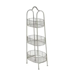 41" 3 Tier Rustic Farmhouse Iron Basket Stand - Olivia & May 17 41" 3 Tier Rustic Farmhouse Iron Basket Stand - Olivia & May -IRIS Storage Deals Store GUEST 496eb1d8 0cef 44a0 8857 323566b0c2ea