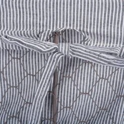 Design Imports Set Of 5 Rustic Bronze Chicken Wire Ticking Stripe Liner Baskets Black/White -IRIS Storage Deals Store GUEST 49a0d901 c727 49ce 83ca 5cac10d26b3c