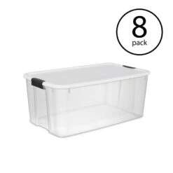 Sterilite Storage System Solution With 116 Quart Clear Stackable Storage Box Organization Containers With White Latching Lid 14 Sterilite Storage System Solution With 116 Quart Clear Stackable Storage Box Organization Containers With White Latching Lid -IRIS Storage Deals Store GUEST 4a045f6d e010 4e05 b44a a0f2120f1481