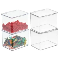 MDesign Plastic Stackable Toy/Game Storage Bin Box - Hinged Lid - 4 Pack 20 MDesign Plastic Stackable Toy/Game Storage Bin Box - Hinged Lid - 4 Pack -IRIS Storage Deals Store GUEST 4a8cde90 9a22 4ddb 9d6d 1e2ecab2d680