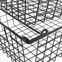 Set Of 2 Storage Bins - Basket Set For Toy, Kitchen, Closet, And Bathroom Storage - Medium Shelf Organizers With Handles By Home-Complete (Black) -IRIS Storage Deals Store GUEST 4ad5674b 2d01 4b49 9b66 366a3a02b7a2