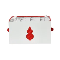 Household Essentials Ornament Storage Chest With 24 Pockets Green -IRIS Storage Deals Store GUEST 4b50373b 11d8 474f 9cba e31e01e2ce0d