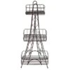 Three Tier Ville Des Lumieres Collection Eiffel Tower Spa Tower Bronze - ELLE DECOR