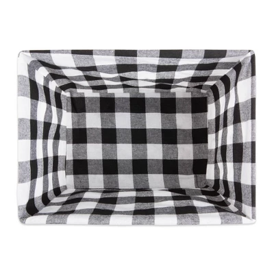 Design Imports Set Of 5 Vintage Gray Chicken Wire Check Liner Baskets Black/White 1 Design Imports Set Of 5 Vintage Gray Chicken Wire Check Liner Baskets Black/White