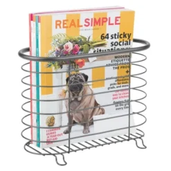 MDesign Metal Farmhouse Standing Bathroom Rack Magazine Holder 22 MDesign Metal Farmhouse Standing Bathroom Rack Magazine Holder -IRIS Storage Deals Store GUEST 4cb62a06 375a 4466 9b1b 16795a63ec25