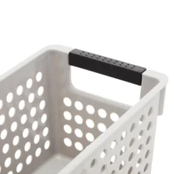 Farmlyn Creek 4 Pack Gray Plastic Storage Baskets Bins With Handles For Shelves, Closet Organizer -IRIS Storage Deals Store GUEST 4d9d34dd 8474 4c93 b5be 92b4b86f1c44