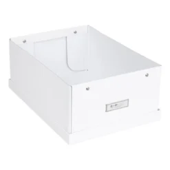 Bigso Box Of Sweden 11"X15"X6" Set Of 2 Katia Box White -IRIS Storage Deals Store GUEST 4dbbefac 9976 4423 8c82 d68500df01c0