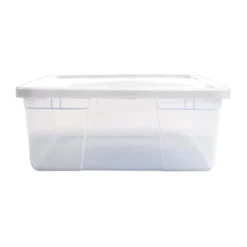 Homz Snaplock Multipurpose 28 Quart Clear Stackable Storage Container Bins For Indoor Home Organization 8 Homz Snaplock Multipurpose 28 Quart Clear Stackable Storage Container Bins For Indoor Home Organization -IRIS Storage Deals Store GUEST 4de6c30b 1236 47dc ad7f 004d3e79433e