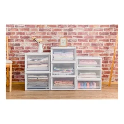 IRIS Medium Stacking Plastic Storage Drawer White 8 IRIS Medium Stacking Plastic Storage Drawer White -IRIS Storage Deals Store GUEST 4e13ec00 5320 4bae a53e 8067a718e055