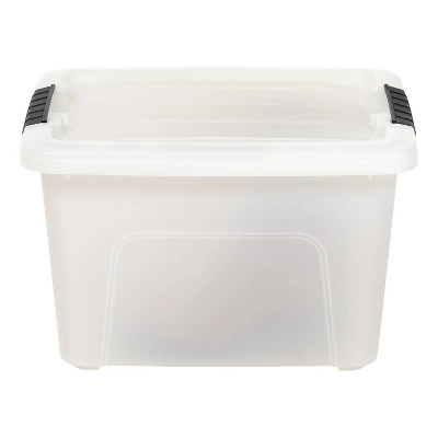 IRIS 8pk Stack And Pull Storage Box Natural 1 IRIS 8pk Stack And Pull Storage Box Natural