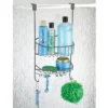MDesign Metal Hanging Over Door Shower Caddy Organizer