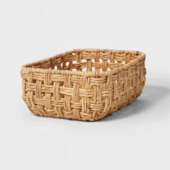 Rectangular Twisted Open Checkered Weave Basket - Brightroom™ 8 Rectangular Twisted Open Checkered Weave Basket - Brightroom™ -IRIS Storage Deals Store GUEST 514258d4 7e89 434a bb0b bbdf991578bf