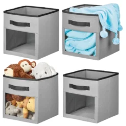 MDesign Kids Fabric Storage Organizer Cube - 4 Pack -IRIS Storage Deals Store GUEST 5189984e 2bcb 4b2a a3f0 21a6eb783f32