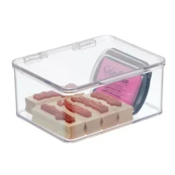 MDesign Plastic Craft Room Storage Organizer Box With Hinged Lid, 8 Pack, Clear 13 MDesign Plastic Craft Room Storage Organizer Box With Hinged Lid, 8 Pack, Clear -IRIS Storage Deals Store GUEST 51f4a30f 1593 4bc8 9d03 c7fddeaf2553