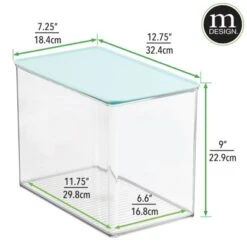 MDesign Plastic Stackable Closet Storage Bin Box With Lid 11 MDesign Plastic Stackable Closet Storage Bin Box With Lid -IRIS Storage Deals Store GUEST 52a242bb 4f78 4555 b071 ae7a3d4b3595