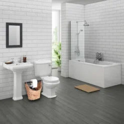 Vintiquewise Rustic Water Hyacinth Vanity Bathroom Set, Set Of 4 - Magazine Basket, Tissue Roll Holder, Tissue Box Cover, And Wastebasket -IRIS Storage Deals Store GUEST 52a3cf6f 445e 4ae9 bd2d f6cb24353f8a