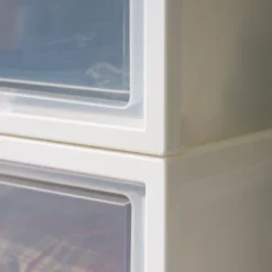 IRIS 3pk Plastic Storage Drawer Deep With Sliding Door White -IRIS Storage Deals Store GUEST 52e476cd 29b3 4a48 a451 516c5a2c602f