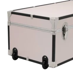 Seward Trunk 30" Paper Line Wheels And Bone -IRIS Storage Deals Store GUEST 53a191e8 9a11 472b 9423 ddcb4a010487