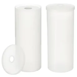 MDesign Toilet Tissue Roll Holder Canister Stand, Stores 3 Rolls, 2 Pack 27 MDesign Toilet Tissue Roll Holder Canister Stand, Stores 3 Rolls, 2 Pack -IRIS Storage Deals Store GUEST 53f4c584 c0aa 41d9 a874 d787d9a298ab