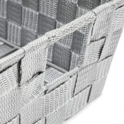 Farmlyn Creek Grey Woven Basket For Bathroom, Closet And Pantry Storage Organizer (11.4 X 6.5 X 4.5 In) -IRIS Storage Deals Store GUEST 53f54479 2bc7 45e6 9716 9a49ebcb46e2