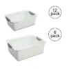 Sterilite Medium & Small Ultra Plastic Storage Bin Organizer Basket (18 Pack)