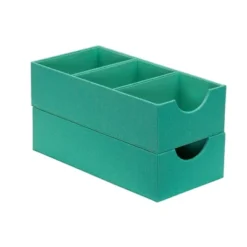 Household Essentials Set Of 2 3-Section Drawer Trays Seafoam -IRIS Storage Deals Store GUEST 543f3bc0 83ad 47e6 84fc baa701256368