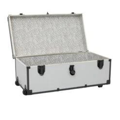 Seward Trunk 30" Paper Line Wheels Black And Alloy