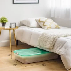 IRIS 50qt Underbed Storage Bin With Buckle Latches -IRIS Storage Deals Store GUEST 55276748 b90e 49f7 9941 4ecd22d9aa03